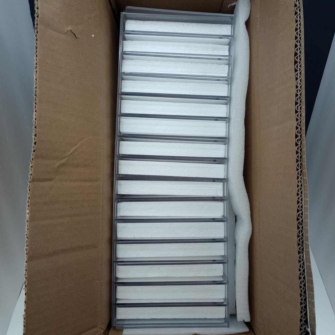 Acrylic Desk Top Organizer 15 Compartment for Books Files INCLUDES 2 Organizers