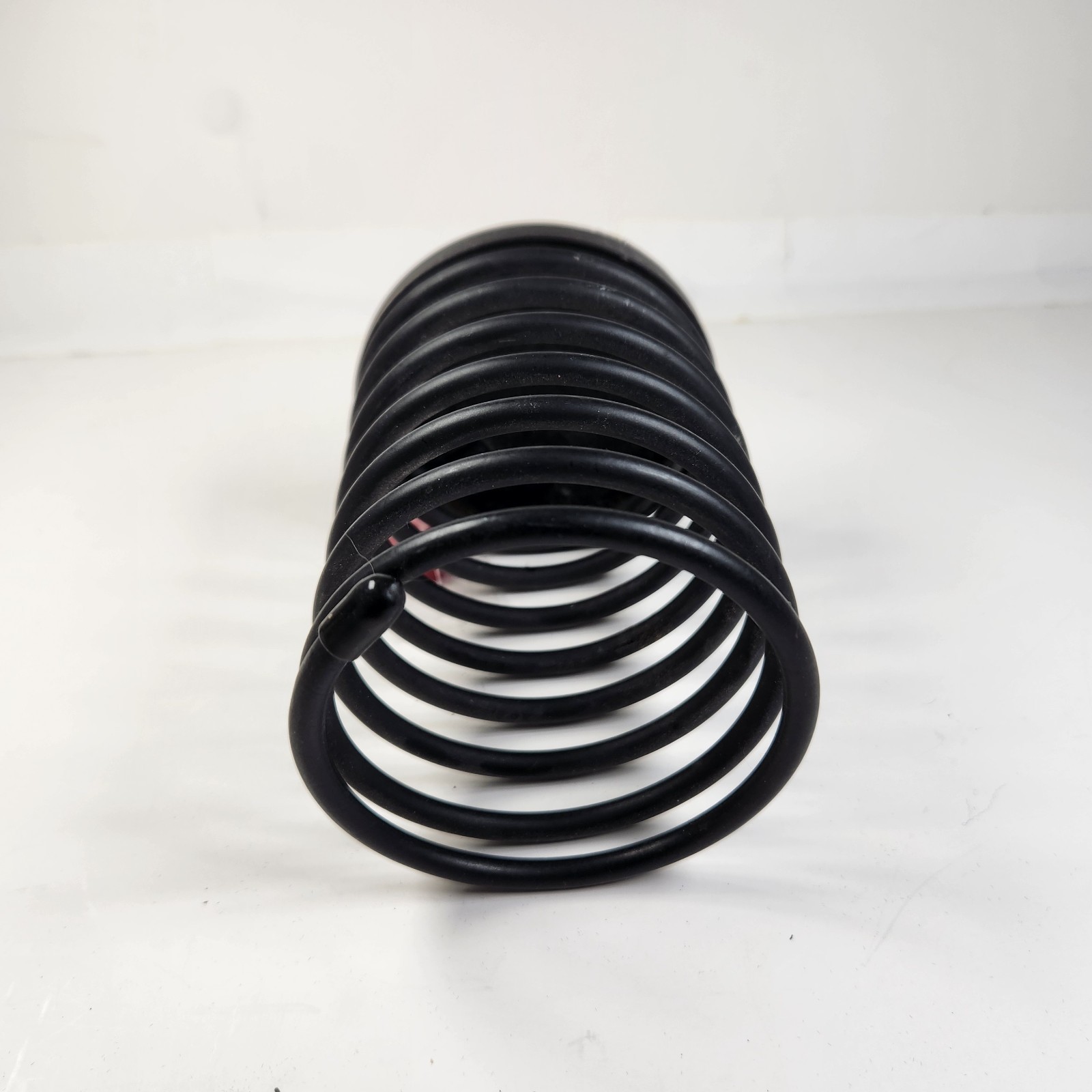 Spectrum Pencil Cup, Spiral Wire with Tilt-Resistant Base, Black Matte Finish