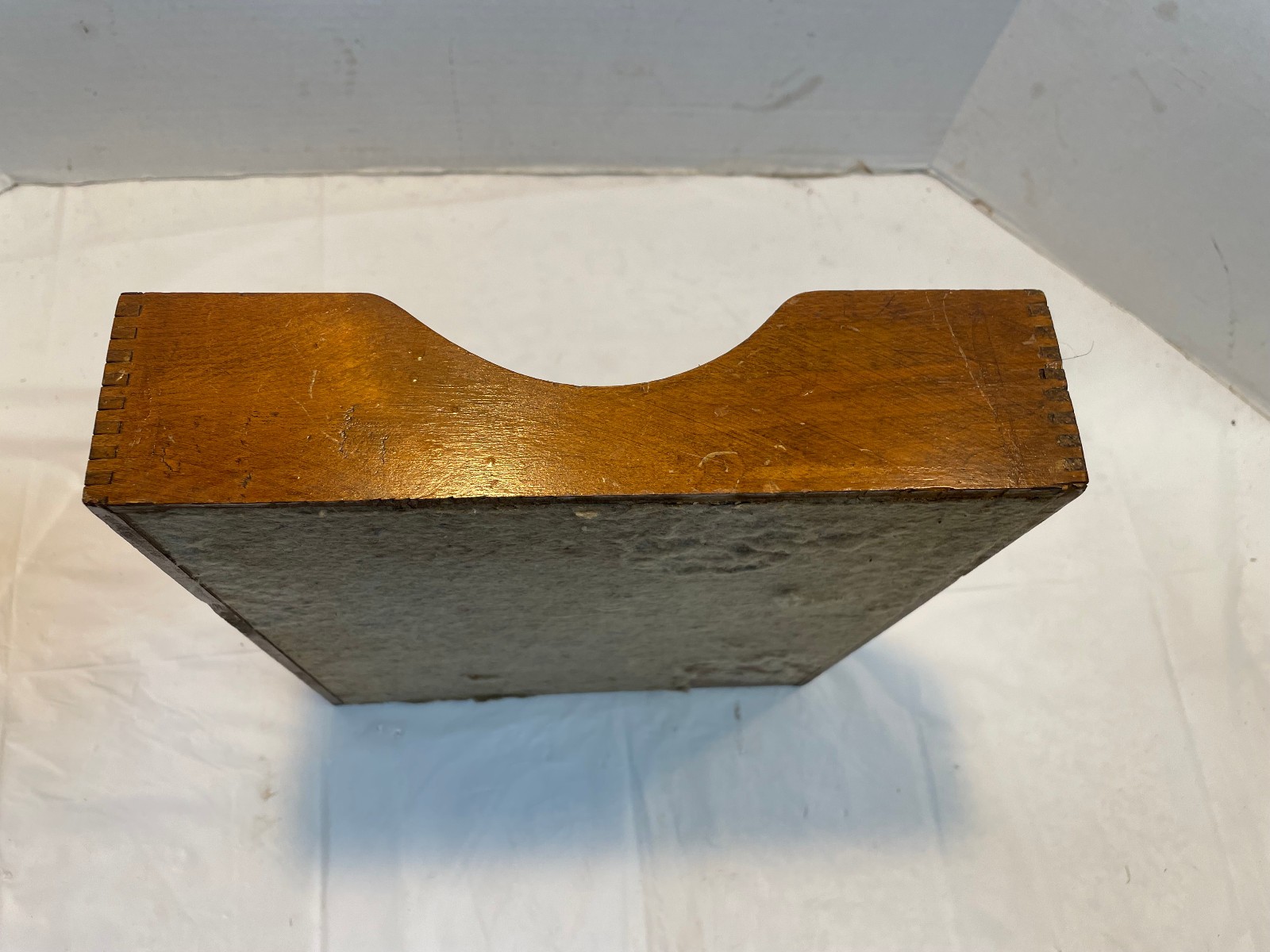 Vintage Hedges Files 1721 Dovetail Wood Box Letter File Desk Paper Tray