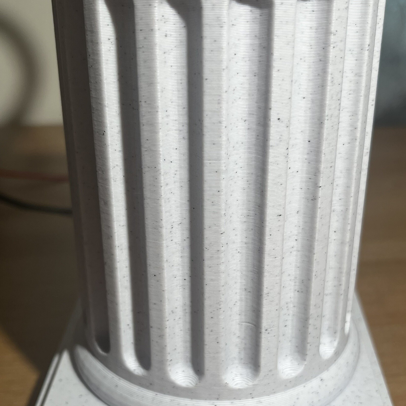 Rustic Column Pen Holder, Pencil Holder; Classic Office, Desk Organizer
