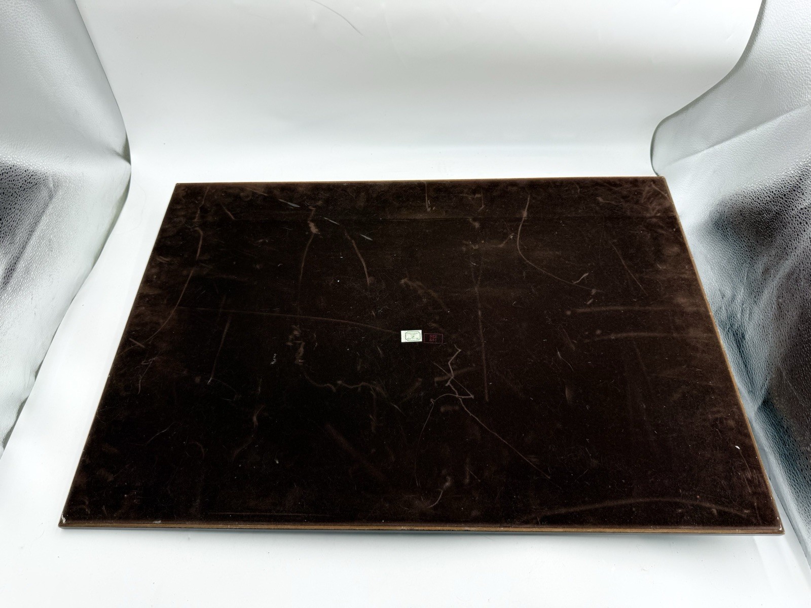 ✨✨Vintage Bombay Co Executive Desk Wood&Leather Pad Blotter Golden Accents✨✨