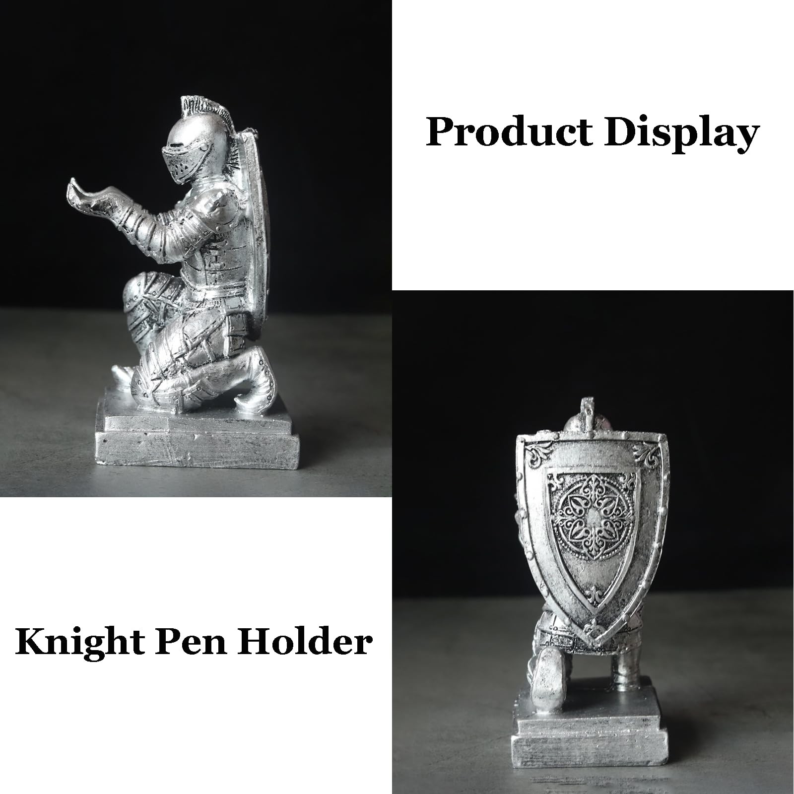 Armored Knight Pen Holder,Mobile Phone and Gaming Controller Holder, Office H…