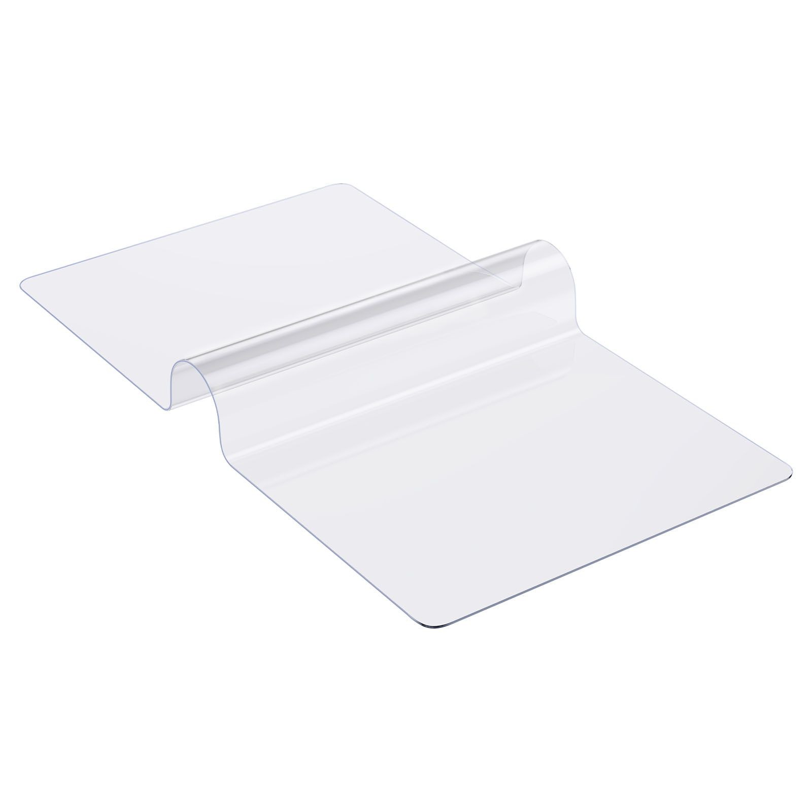 Plastic Table Cover, 16 x 32 Inch 1.5 mm Thick Clear Table Protector, Rectangle