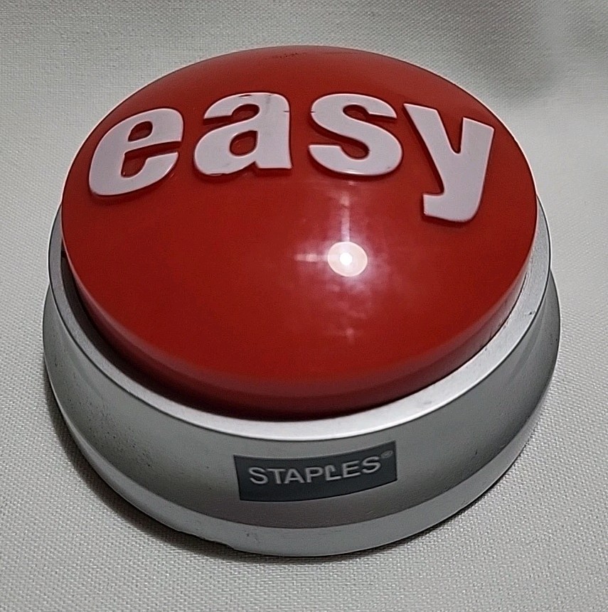 Staples Easy Button Tested Working