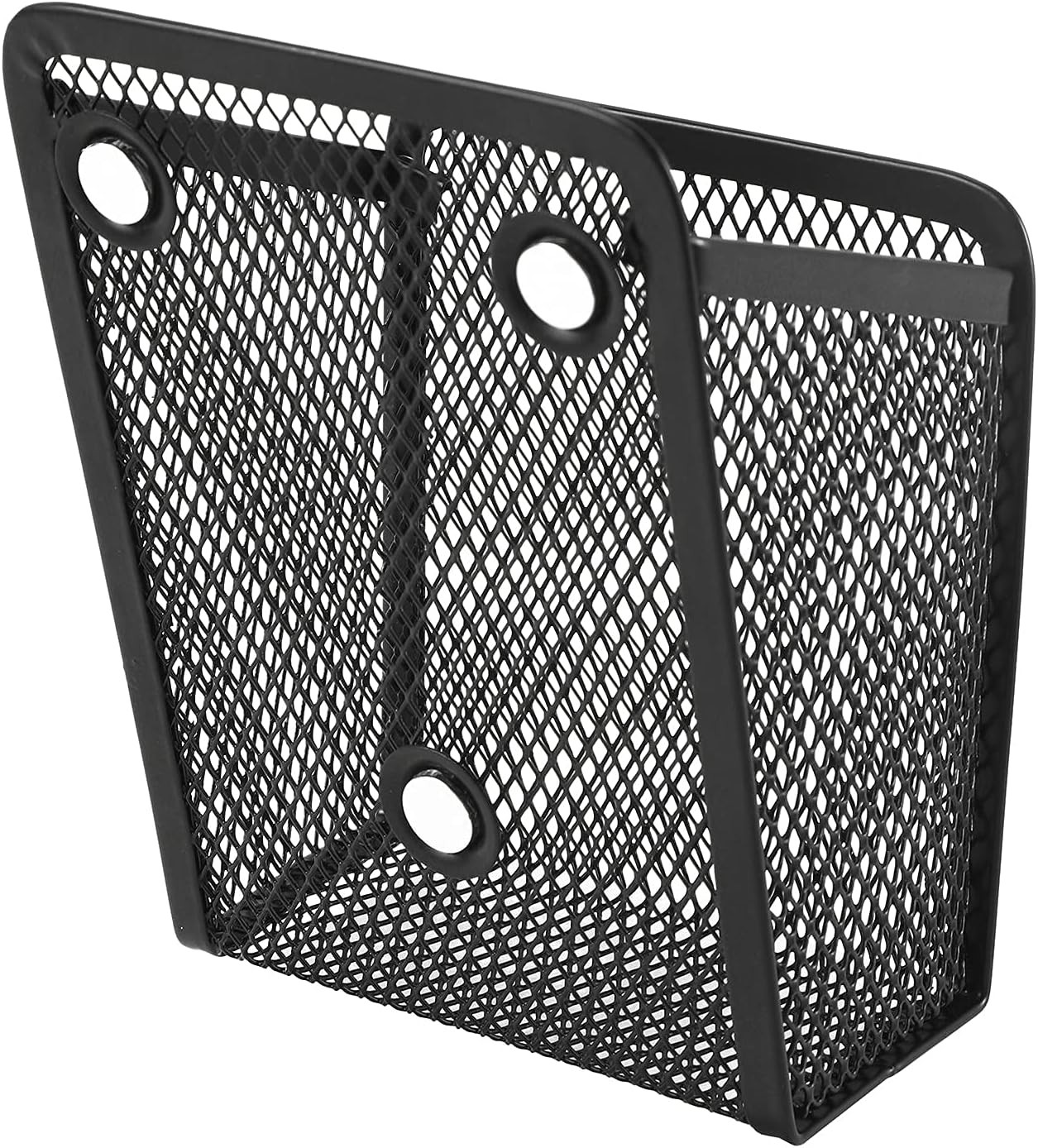 Magnetic Pencil Holder,Mesh Stainless Steel Pen Basket, Metal Writing Utensil St