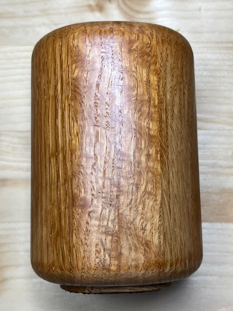 Vintage 1980s Eldon Woodline model 6500 Oak Pen Pencil Holder