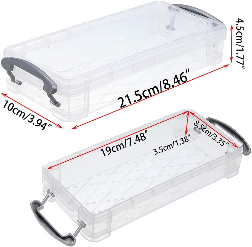 Large Capacity Pencil Box, Office Supplies Storage Organizer Box, Brush Painting