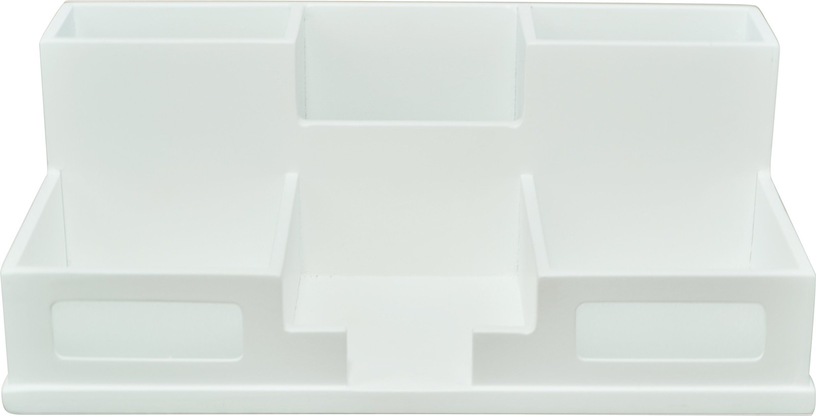 Victor W9525 Pure White Desk Organizer with Smart 4″ x 5.5″ x 10.4″,