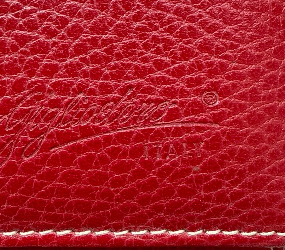 Elegant Red Expandable Document Accordion File Organizer 9 Pockets Italy