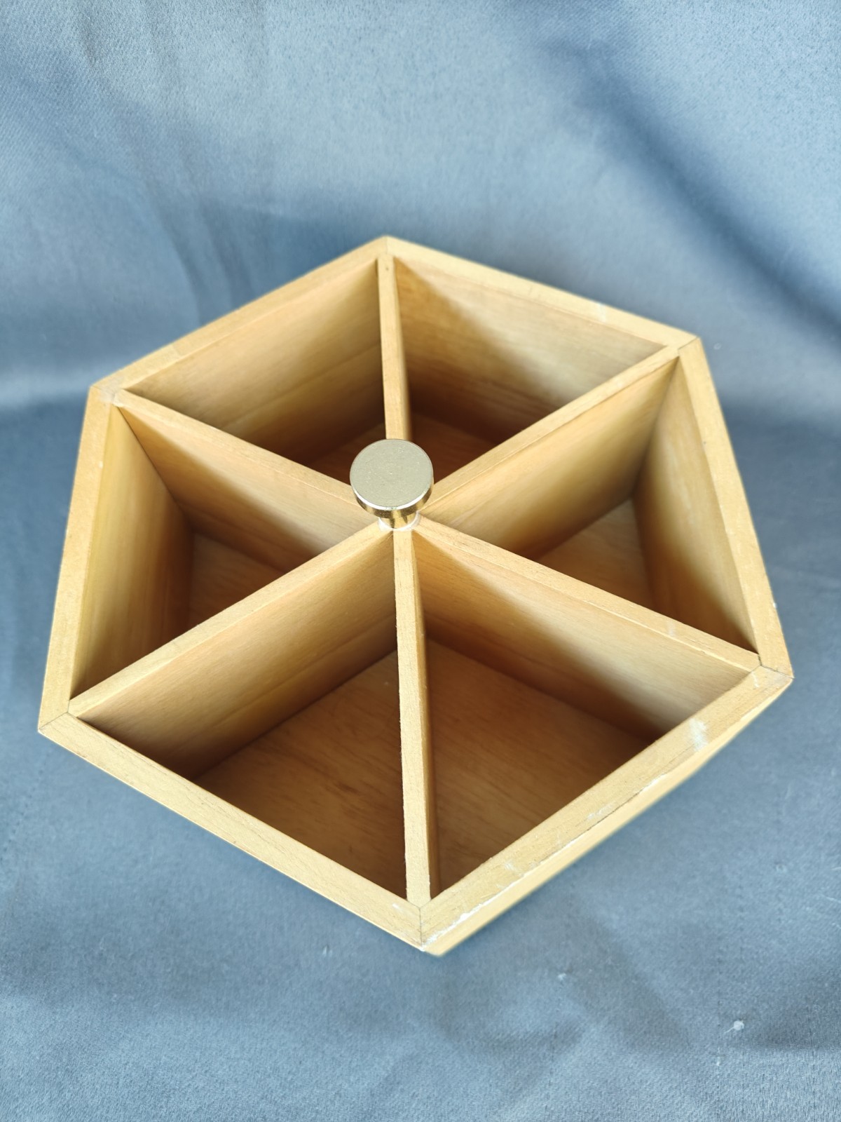 Target Threshold Wooden Spinner Organizer For Desk Office Supplies