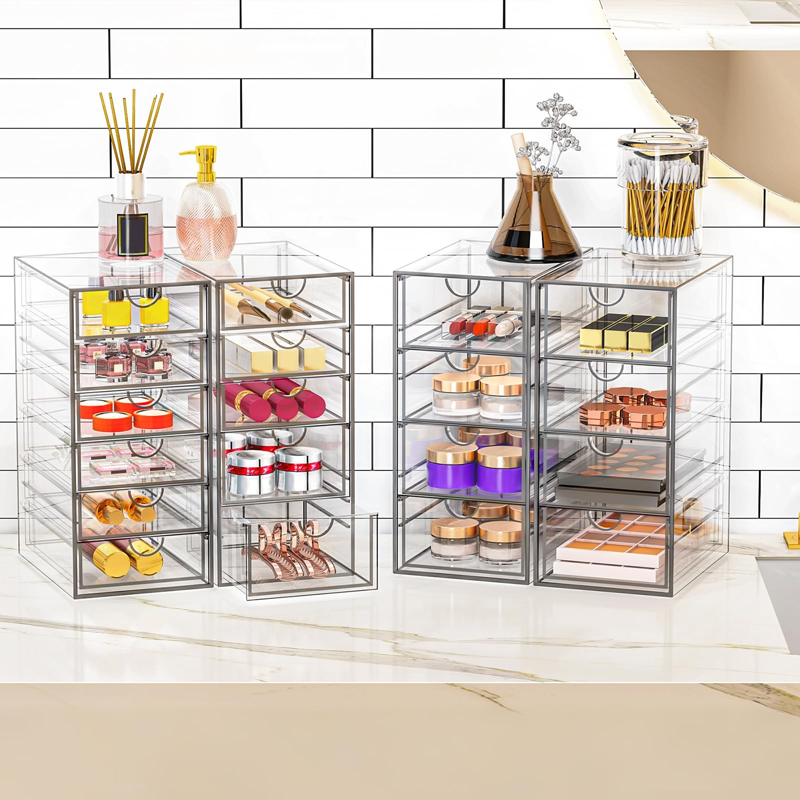 19 Drawers, Keeps your space tidy and lets you easily see what’s inside