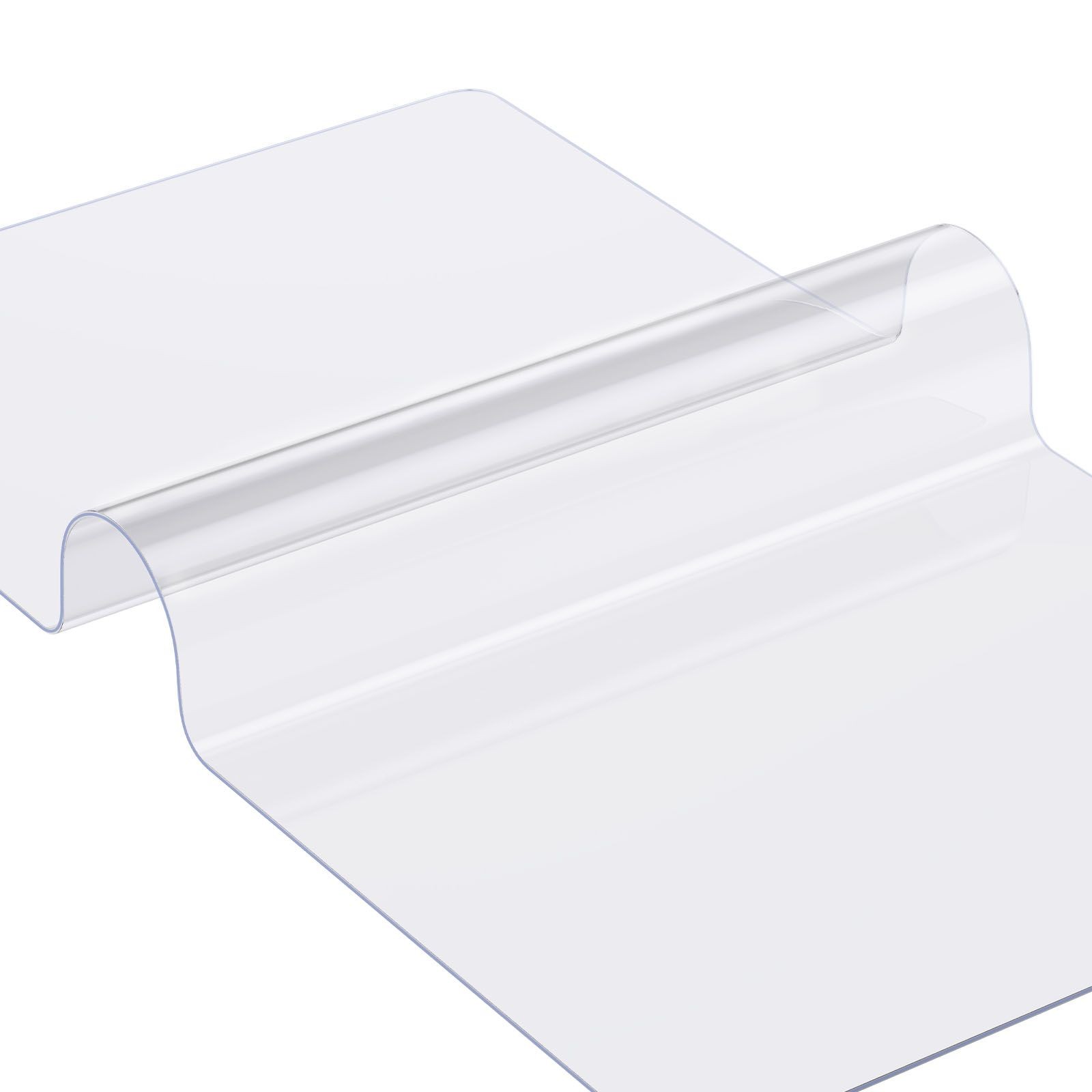 Plastic Table Cover, 16 x 32 Inch 1.5 mm Thick Clear Table Protector, Rectangle