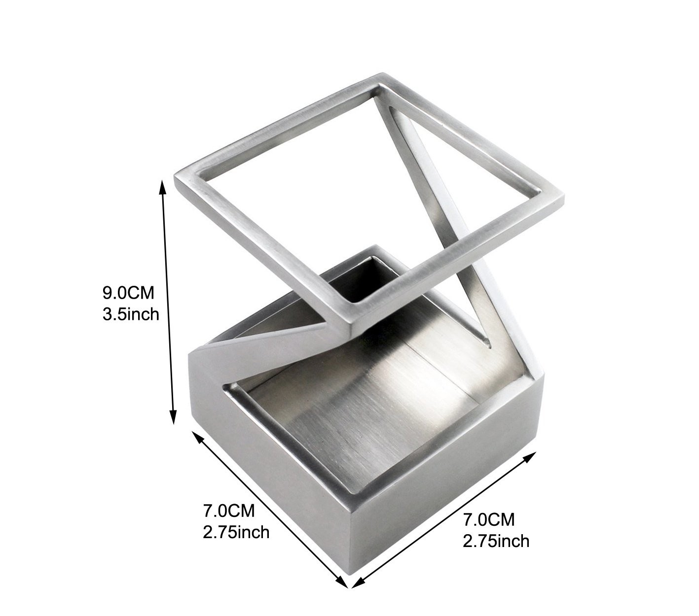 Modern Art Pen and Pencil Holder St203 Stainless Steel Silver color Patented …