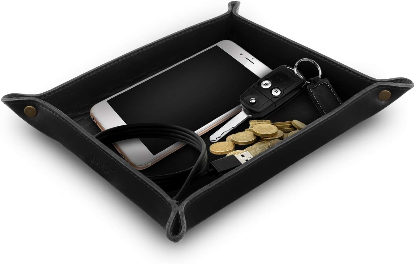 Genuine Leather Tray Organizer Practical Lightweight Water Resistant Computer
