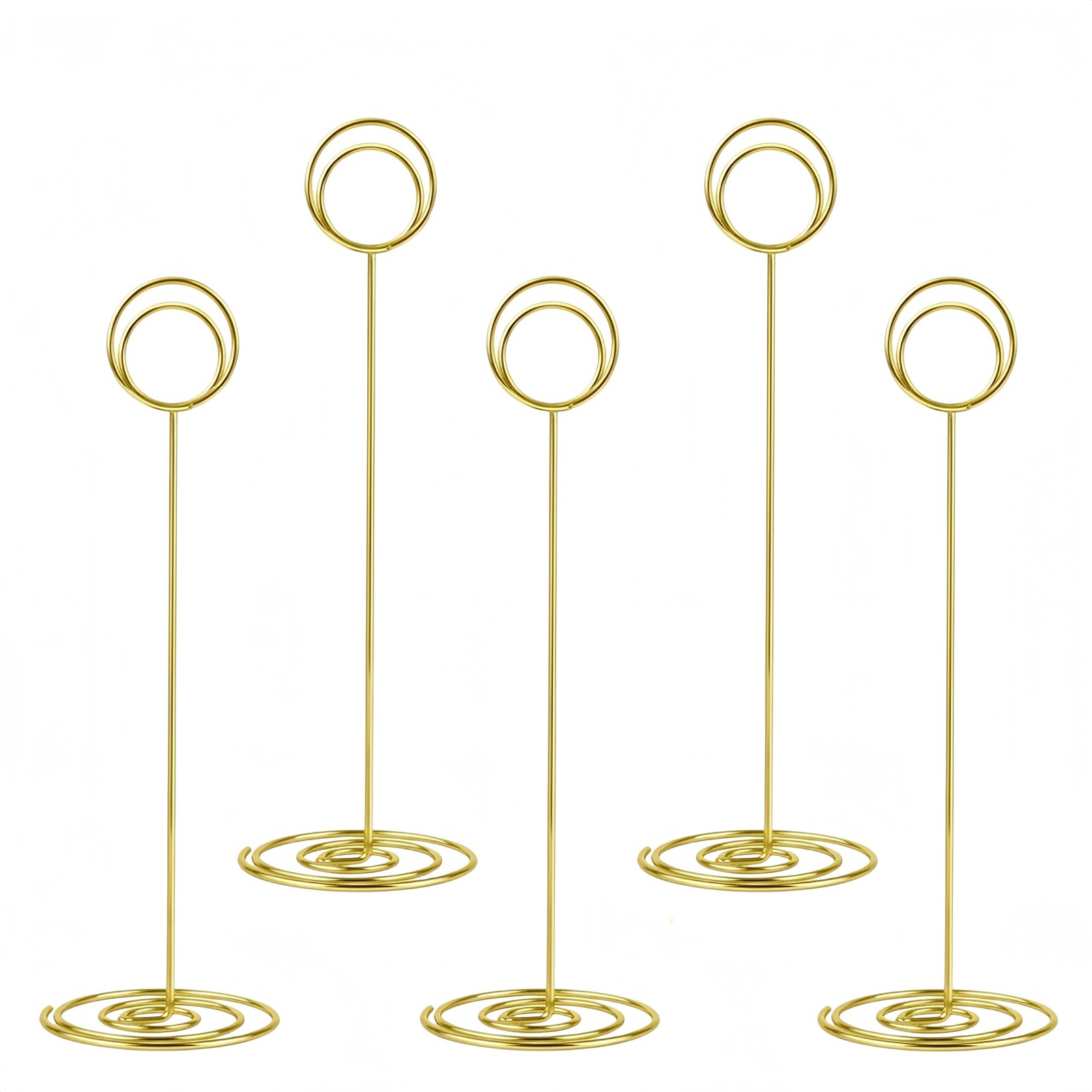 Radezon 20 Pack 8.75 inch Tall Table Number Holders inch-20Pack, Gold