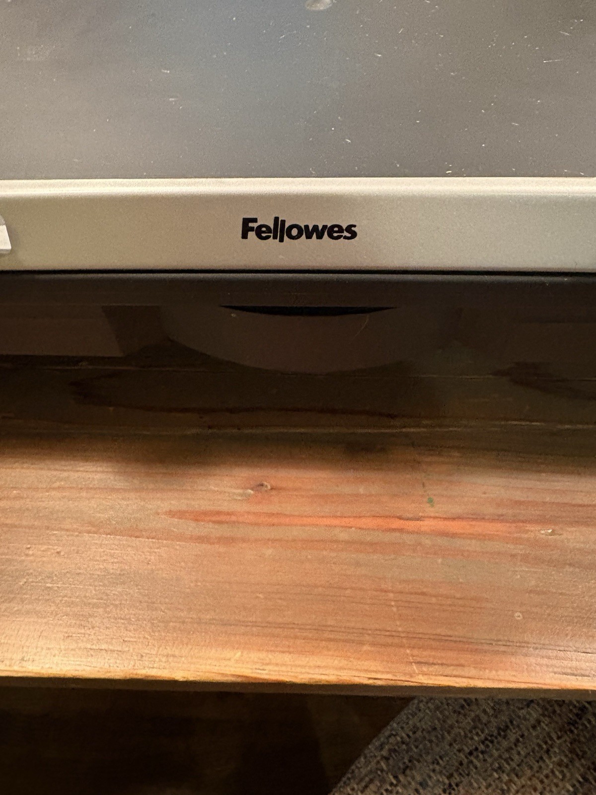 Fellowes Desktop Organizer Tray/Monitor Riser with Slide-Out Drawer