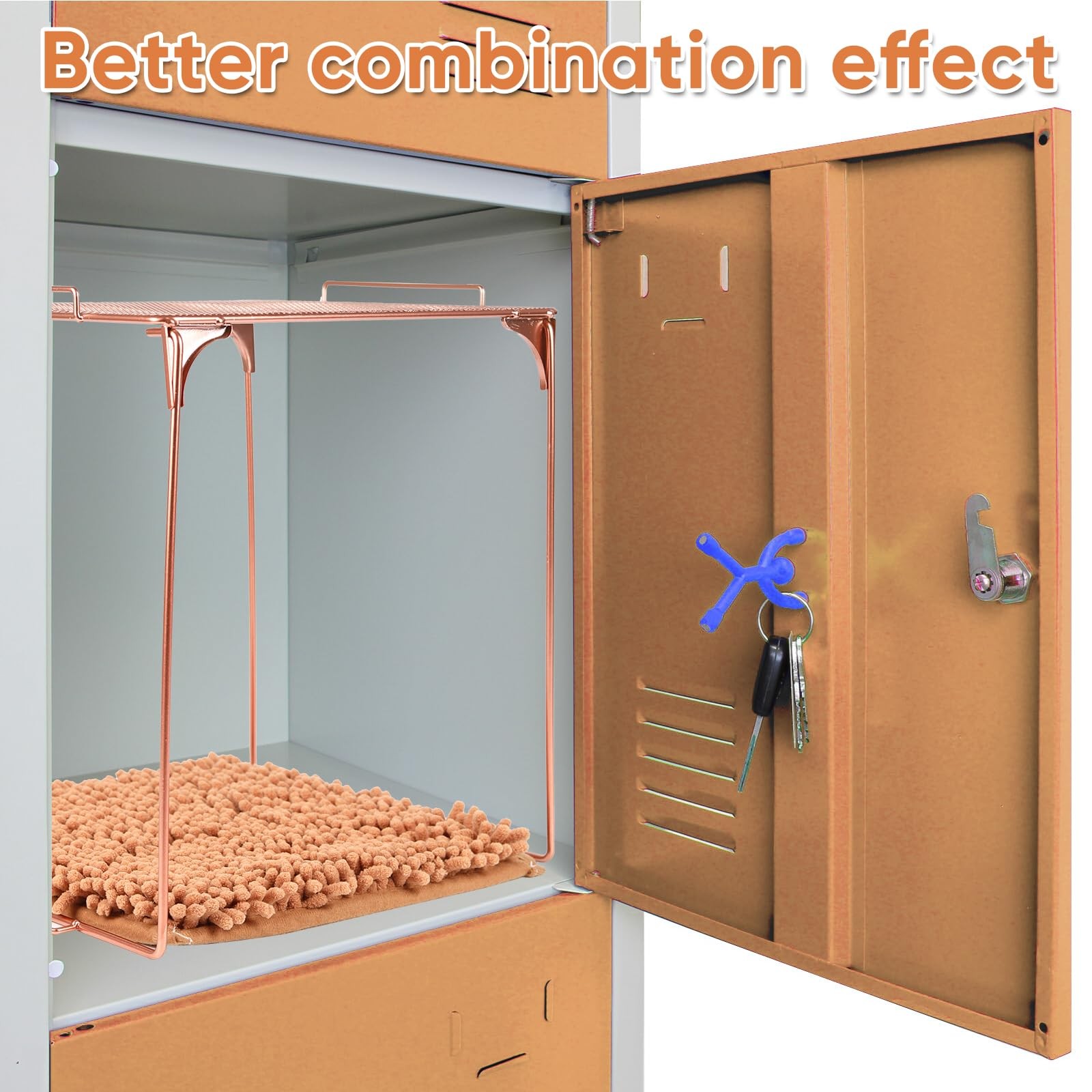 Locker Organizer Shelf and Locker Carpet Decorating Kit Suitable for , Office…