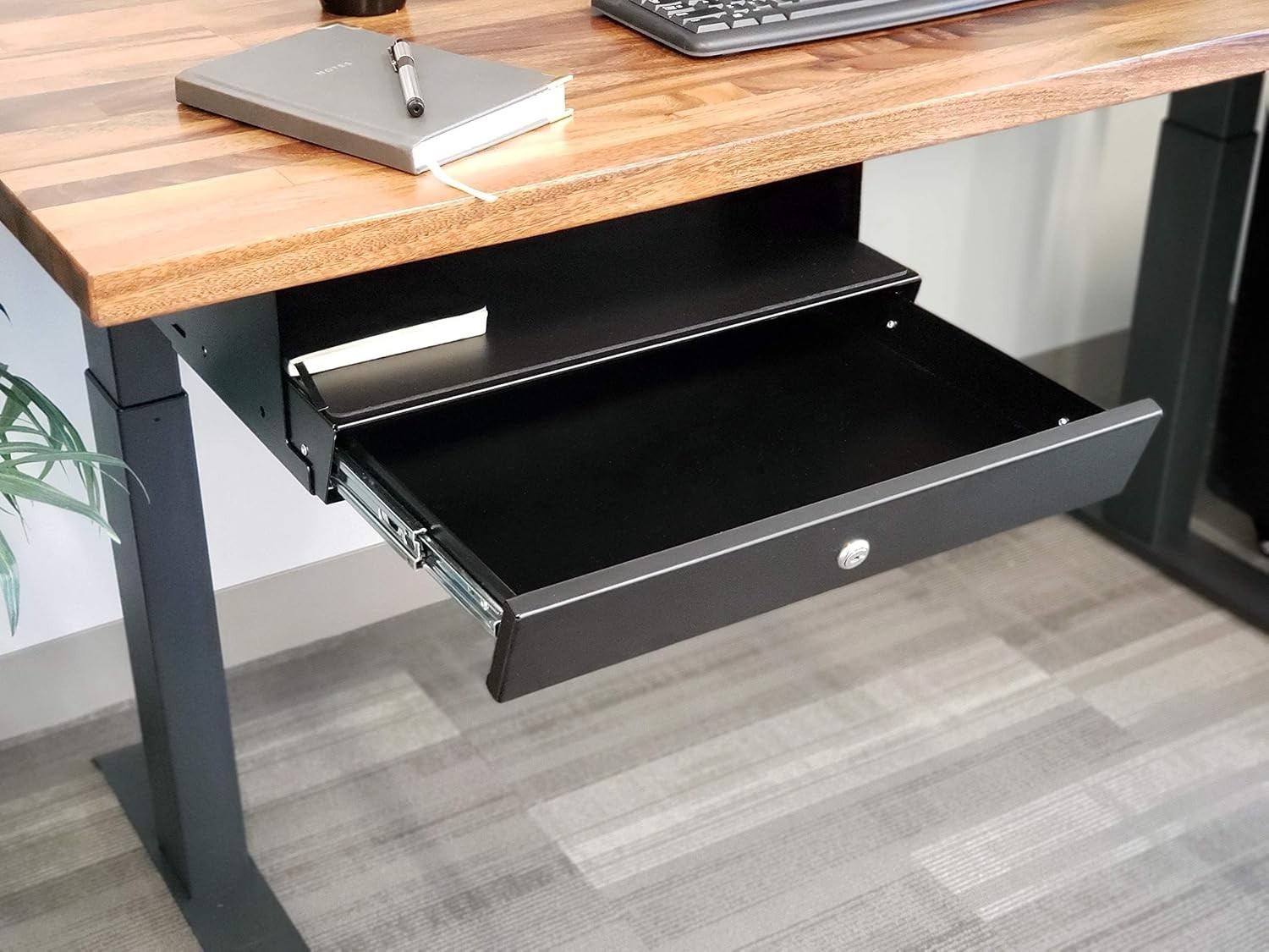 Lockable Office Storage Drawer for Standing Desk