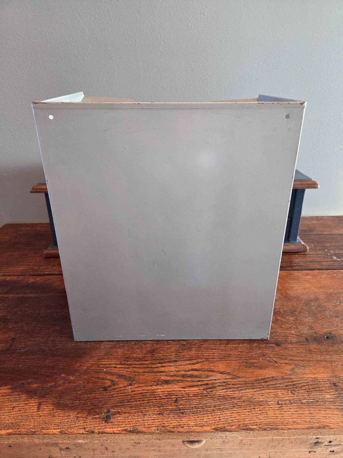 VTG Metal Paper Holder 5 Shelf Tier File Tray Desk Organizer In Out