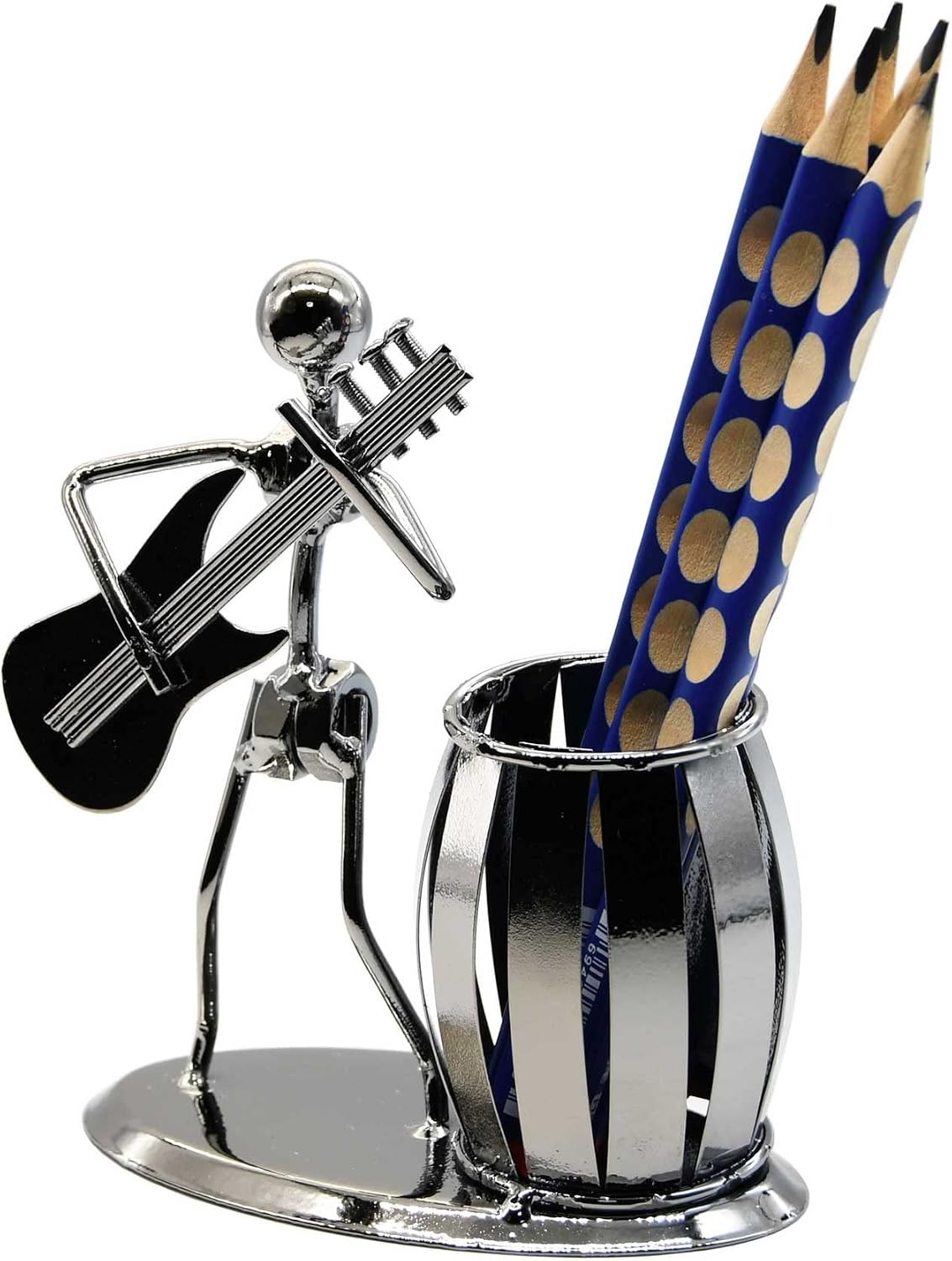 Metal Pencil Holder, Office Supply Pen Organizer Desktop Decoration Stand Contai
