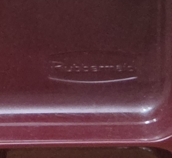 Rubbermaid Desk Drawer Organizer Plastic Red MCM Decor Vintage