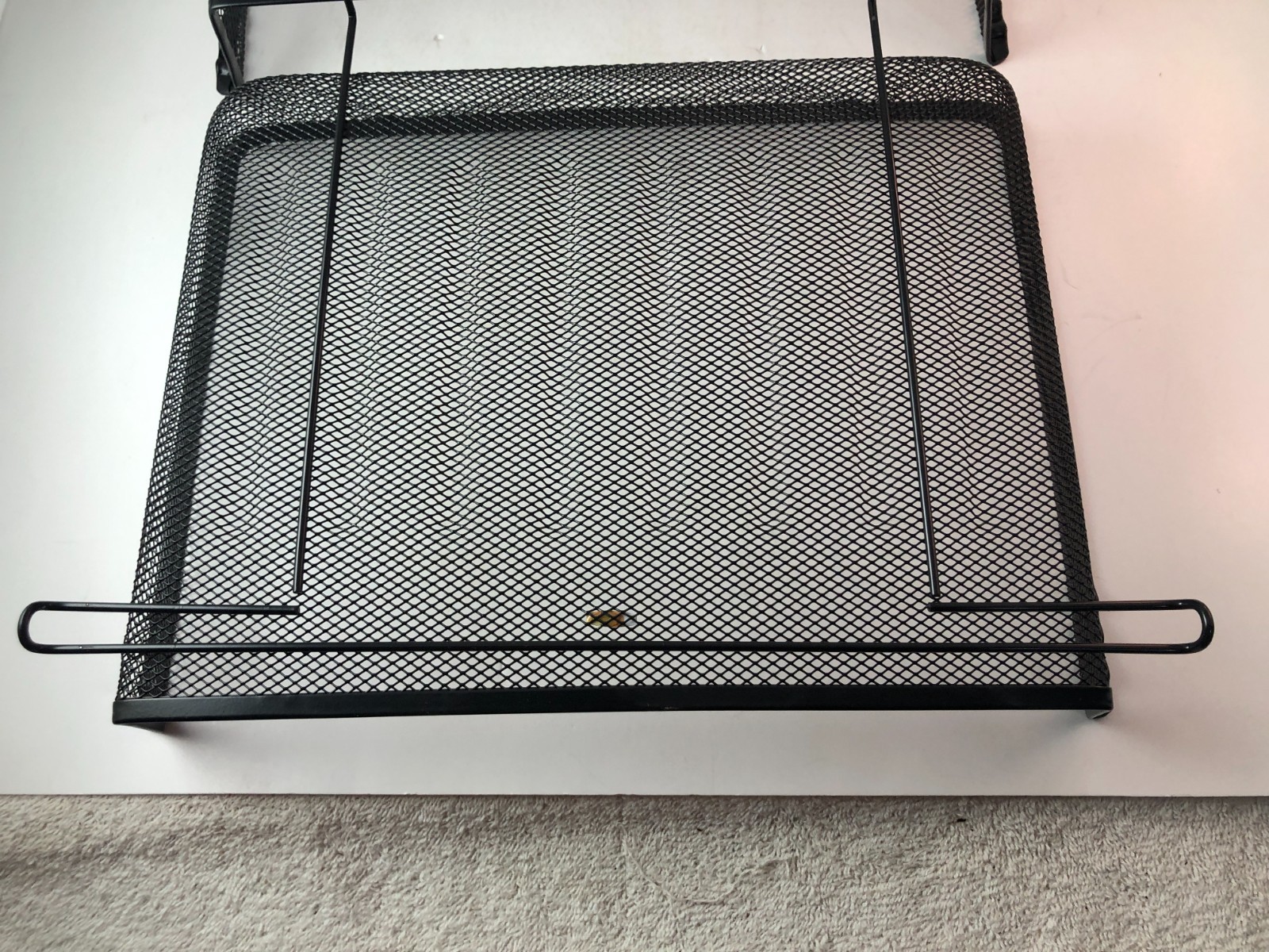 Stackable Metal Mesh Paper Trays Desktop Organizer File Storage Office 2 Pcs.