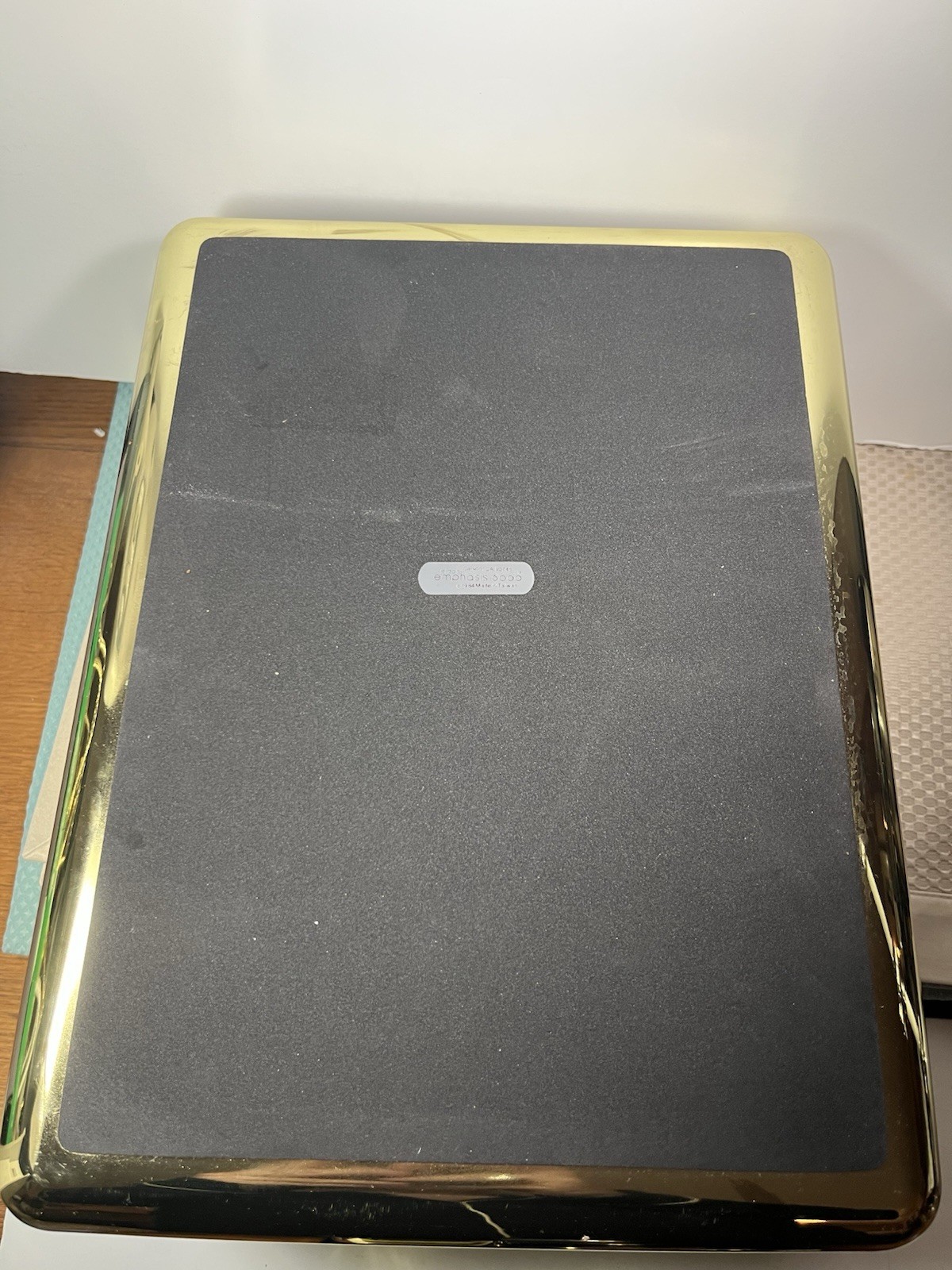 1984 Gold Brass Eldon Emphasis 6000 File Tray Organizer Executive Desktop 2 Tier