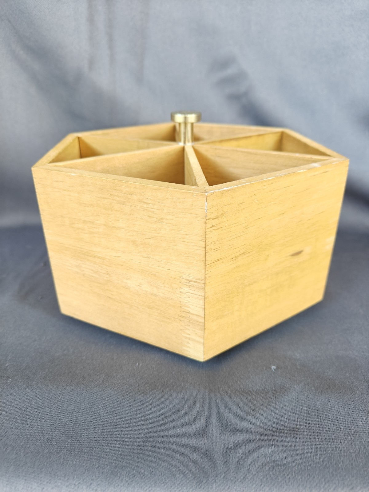 Target Threshold Wooden Spinner Organizer For Desk Office Supplies