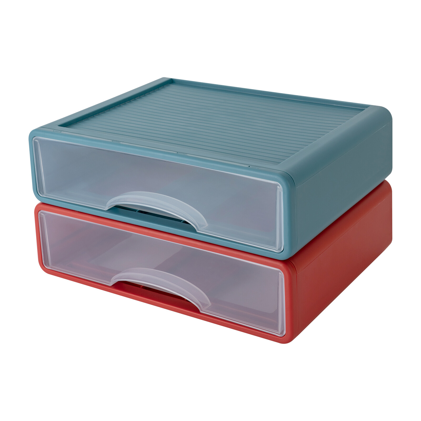 Desktop Drawer Organizer with 6 Stackable Drawers for Home & Office