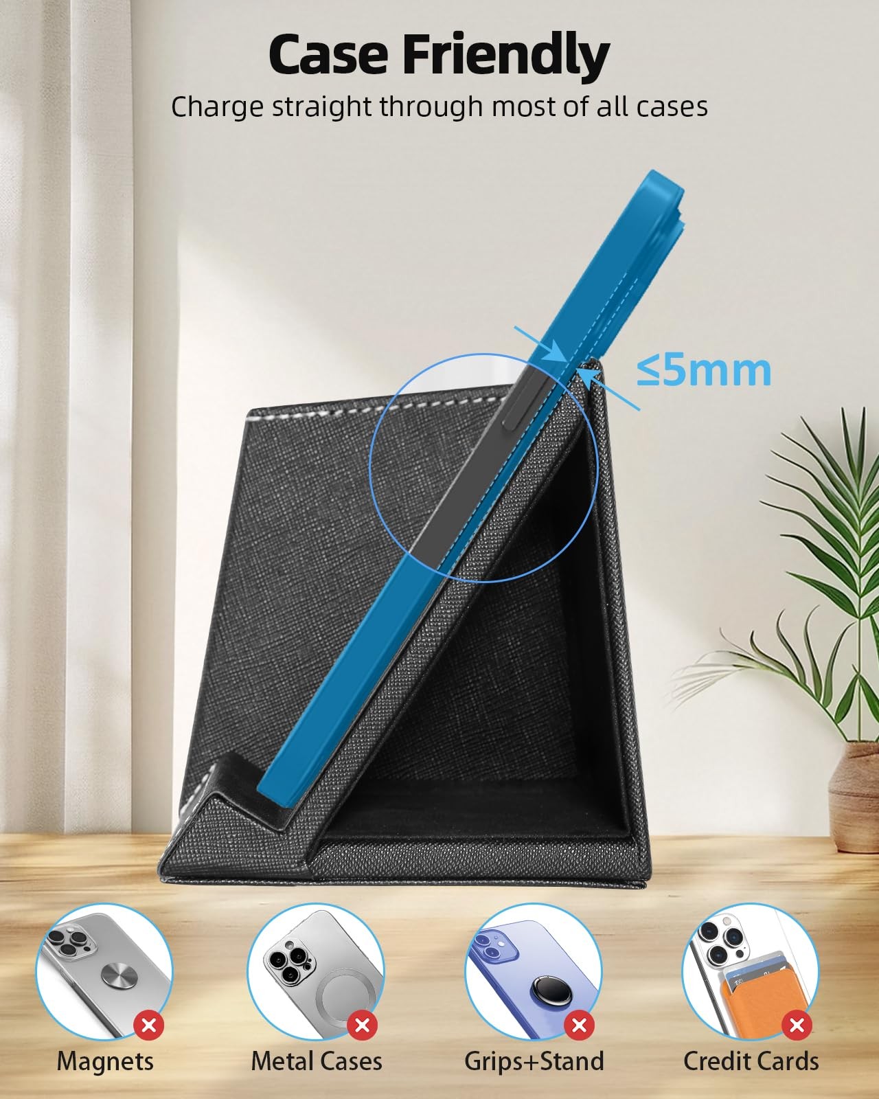 Multifunctional Pen Holder and Organizer for Desk with Wireless Charger, Digi…