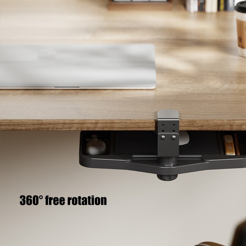 Ergonomic Rotating Desk Organizers Multiple Tiers Storage Container