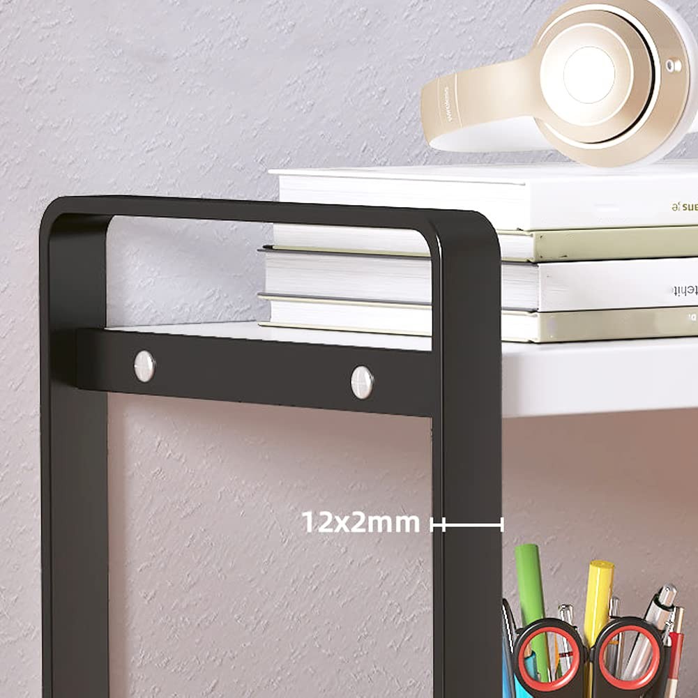 SIDIANBAN Desktop Organizer 15.7 x 7.8 x 14 inches, Black Rack & Board