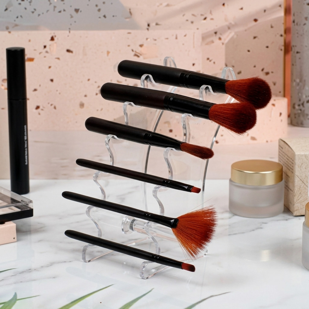 Pen Rack Fittings Durable Acrylic Pen Holder Pen Display Stand for Home Art