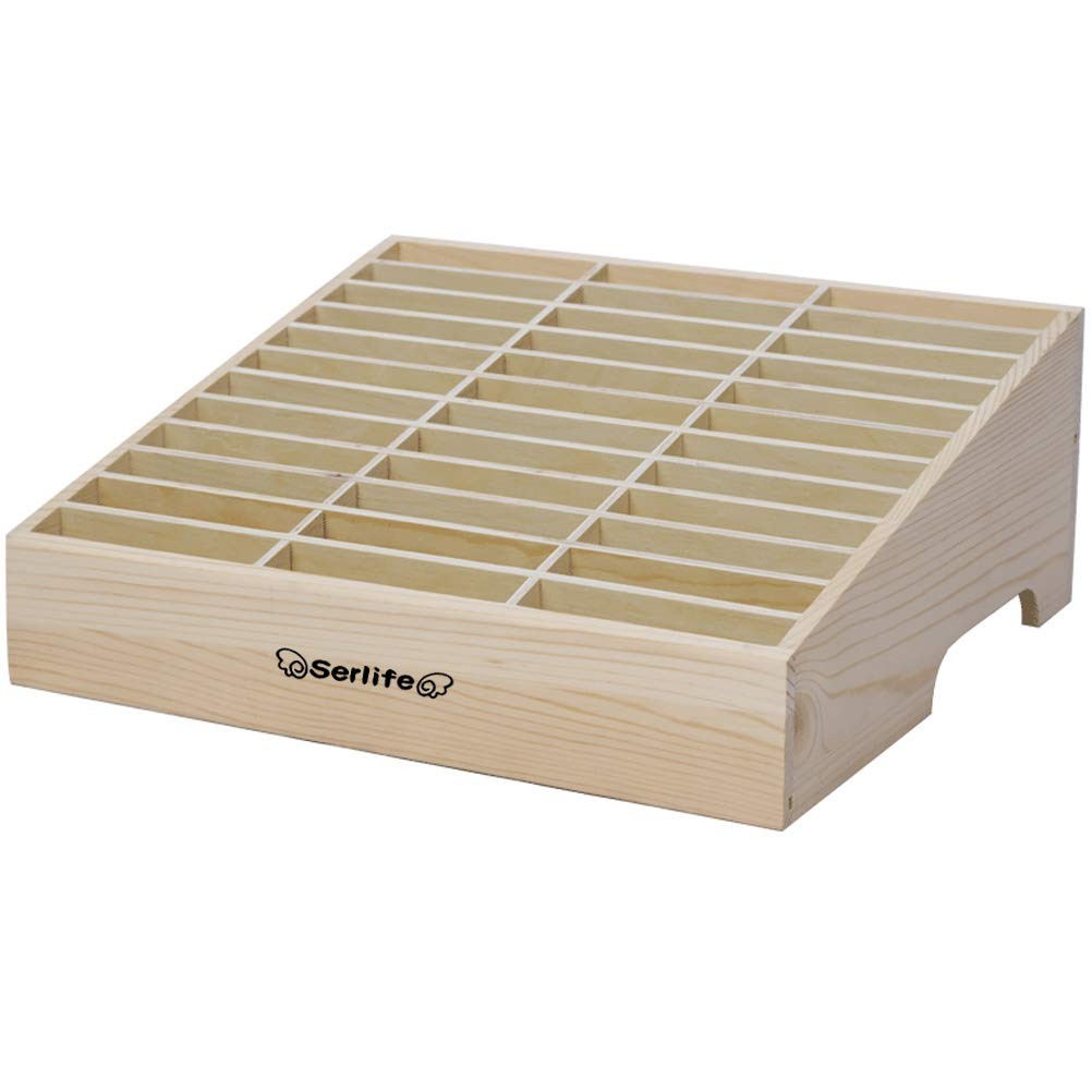 Serlife Wood Cell Phones Storage Box Pencil Mobile Phone Holder Classroom Des…