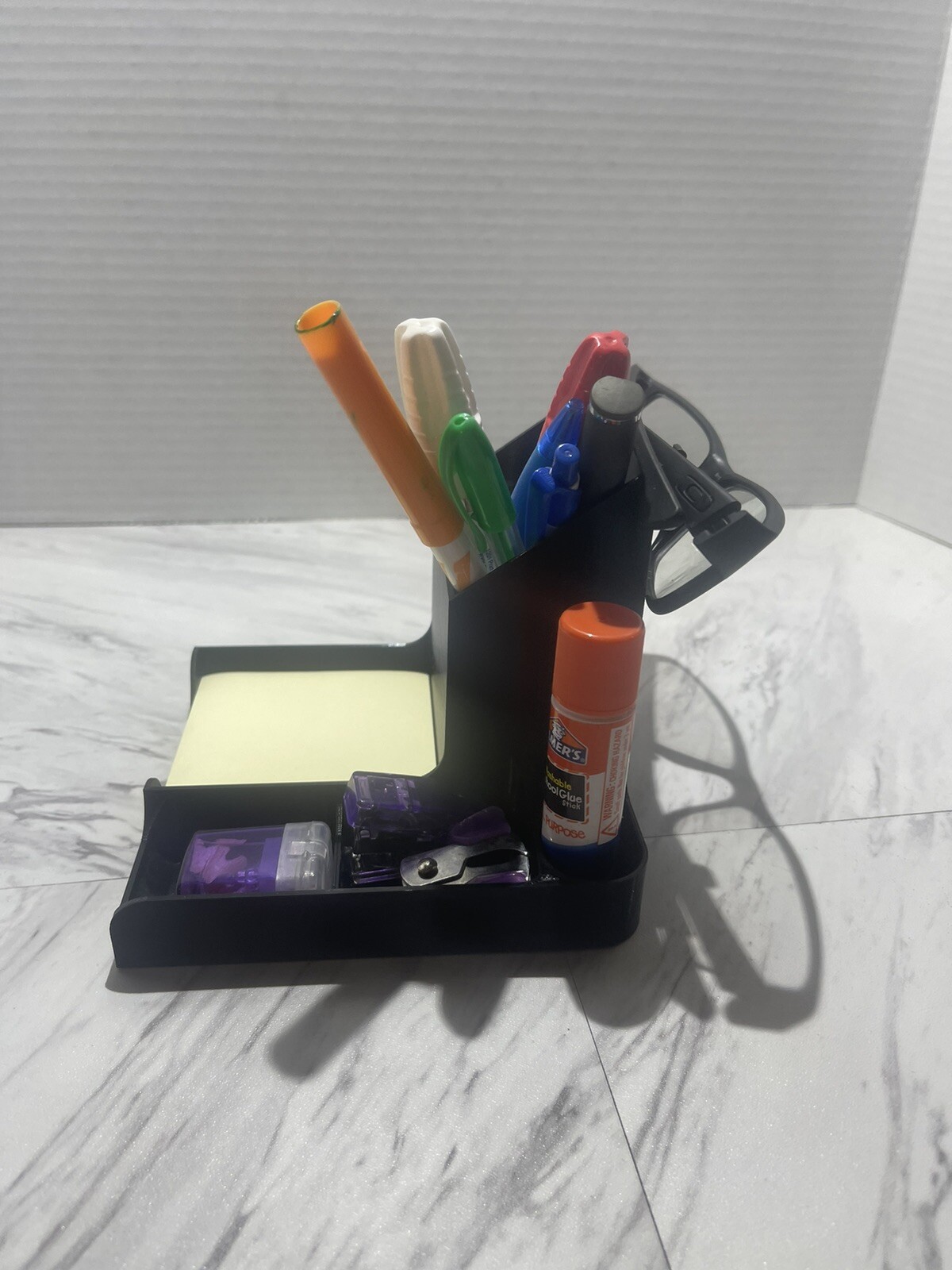 3D Printed Pen, Sticky Notes, Paper Clip Holder Etc. Desk Organizer Work Station