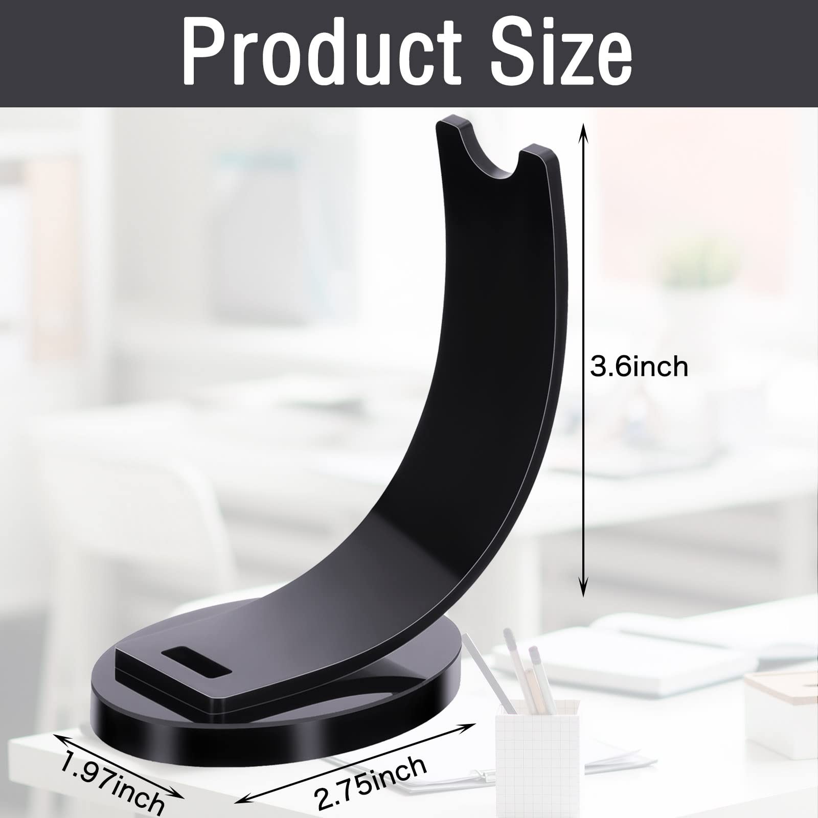 2 Pieces Acrylic Electronic Pen Holder Pen Display Stand Pencil Display Holde…