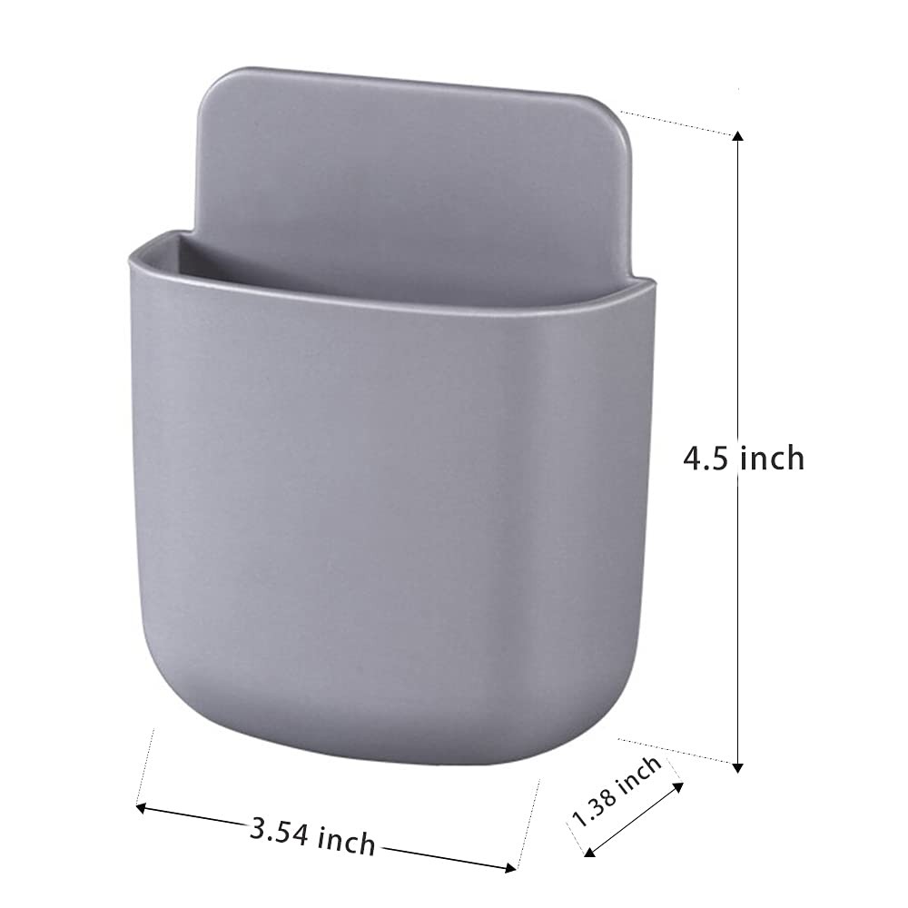 3 Pack Remote Control Holder Wall Mount Holders Hole-Free Charging Organizer