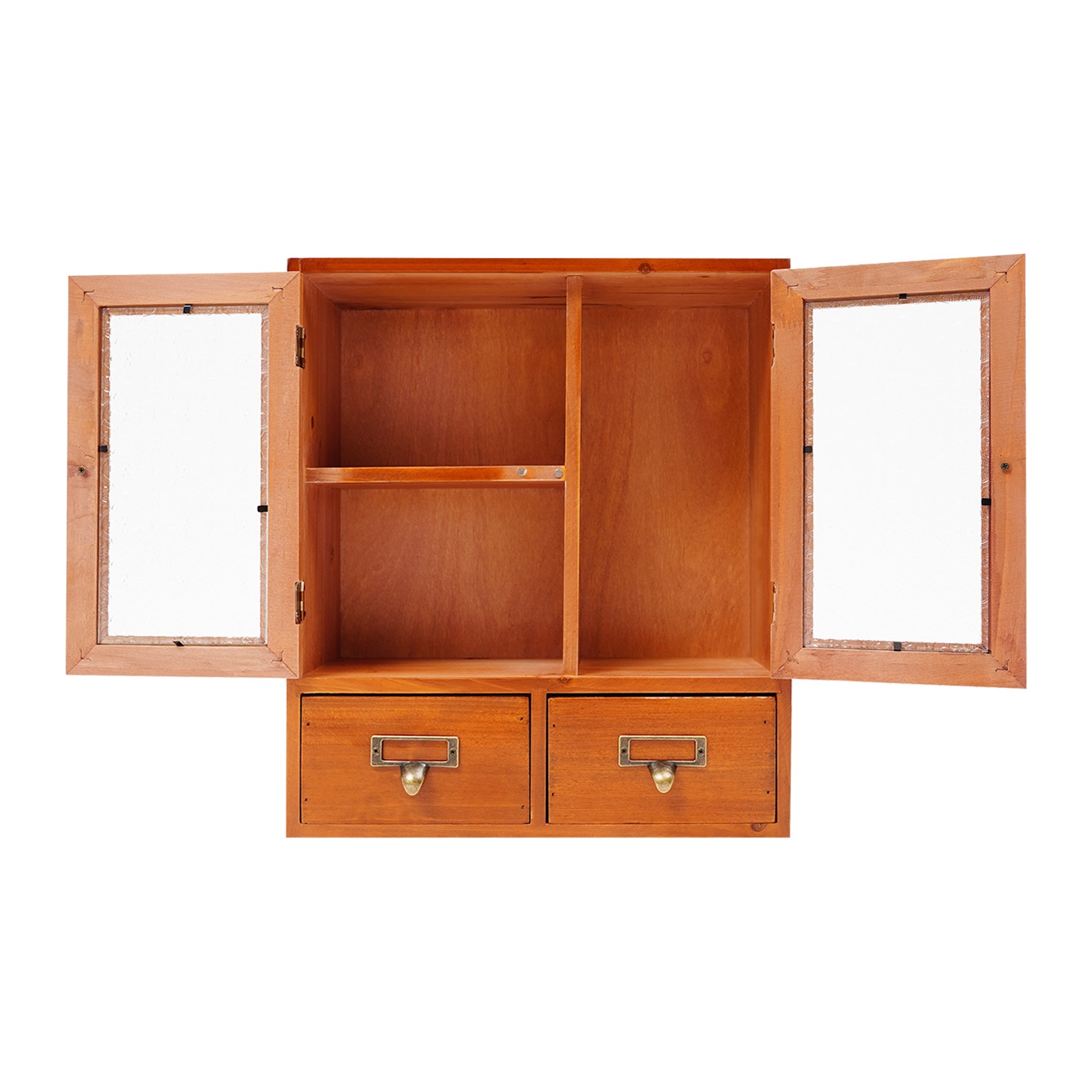 Vintage Tabletop Organizer, Wooden Storage Drawer Box, Storage Cabinet for Desk