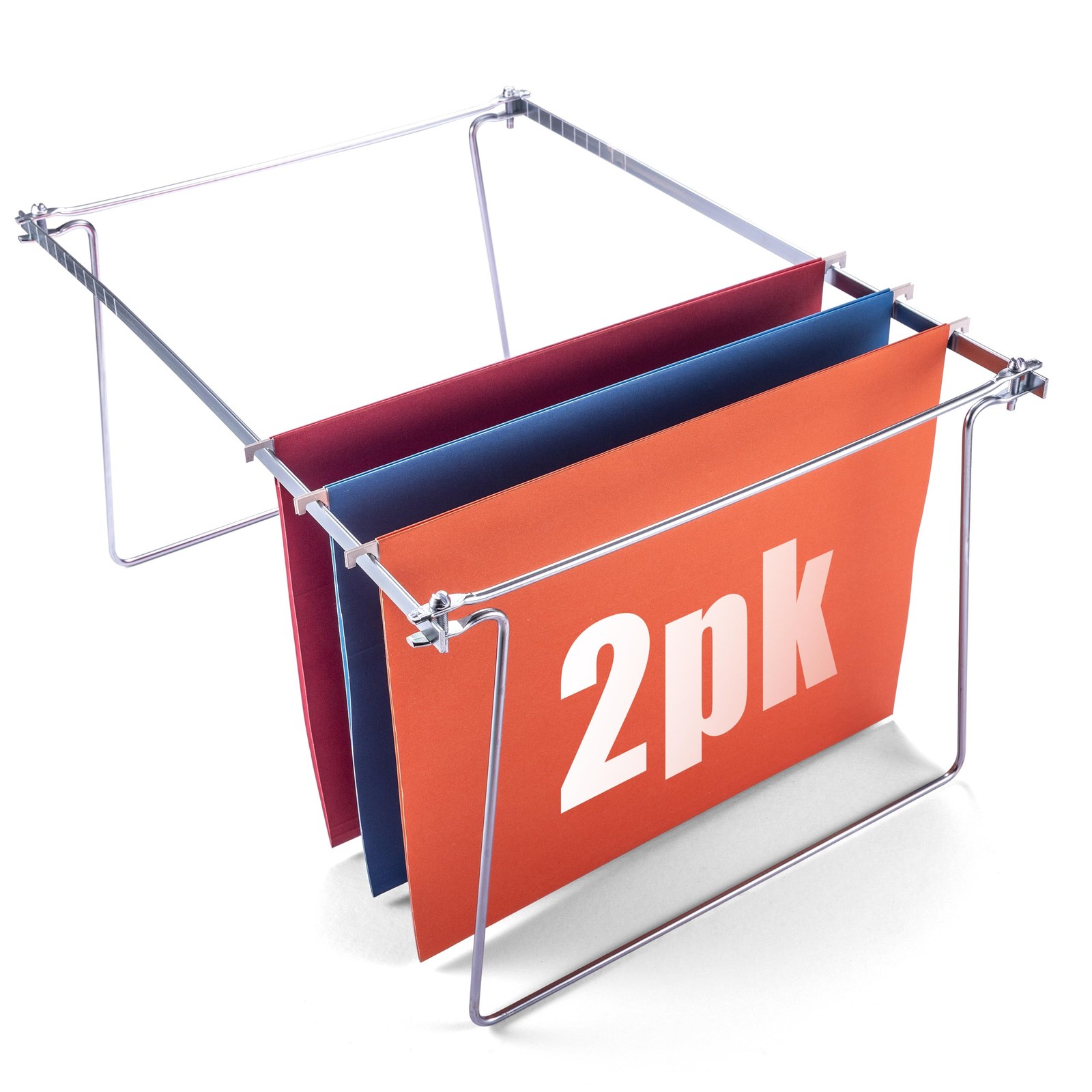 Hanging File Frame, Letter Size, Adjustable 14 to 18-Inches, 2 Count (Pack of…
