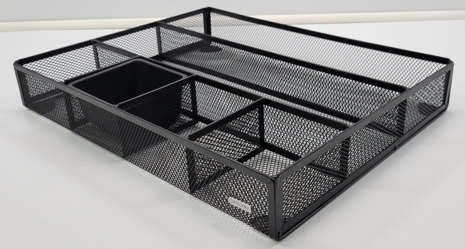 *H) 5 Piece Rolodex Mesh Office Desk Supply Organizer Caddy Sorter Business Set