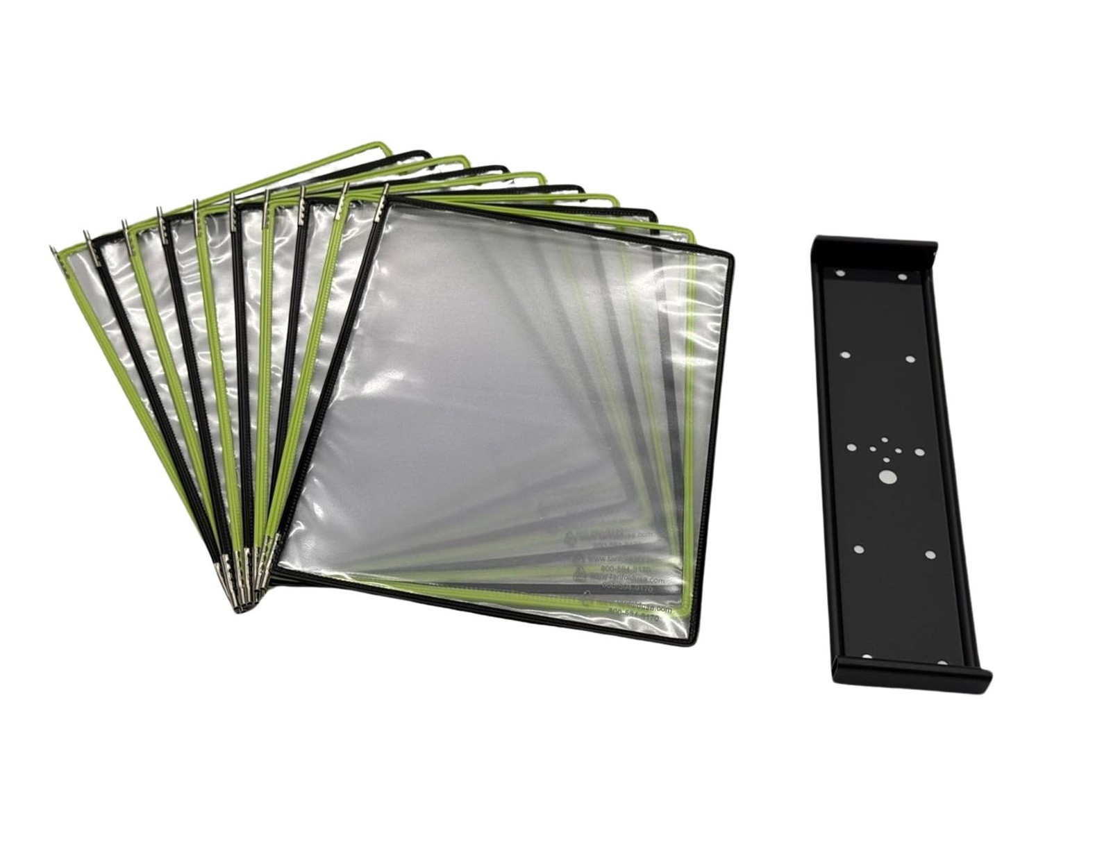 Tarifold Wall Mount Reference System with 10 Double-Sided Green & Black-Frame…