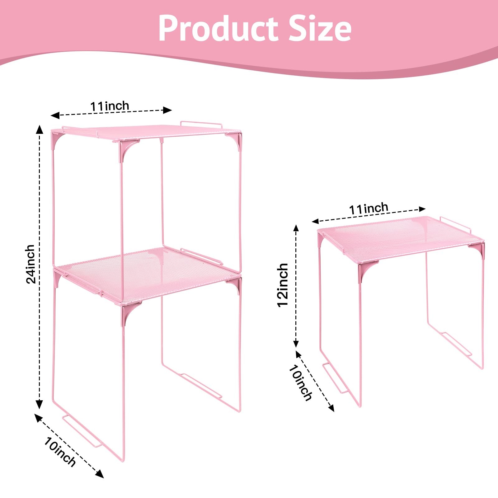 Locker Organizer Shelf Stackable Extra Locker Shelf for School Locker Organiz…
