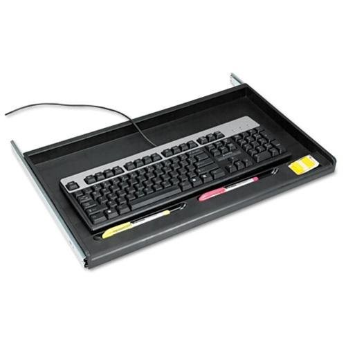 Innovera 53010 Standard Underdesk Keyboard Drawer – 24.3″ X 15.3″ – Black