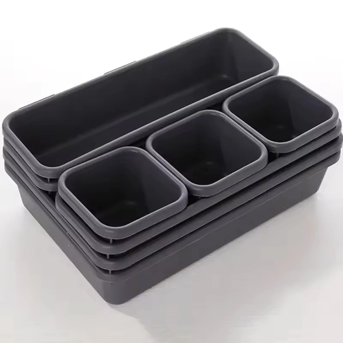 15 PCS Interlocking Desk Drawer Organizer Separator for Office,Bathroom,Kitch***