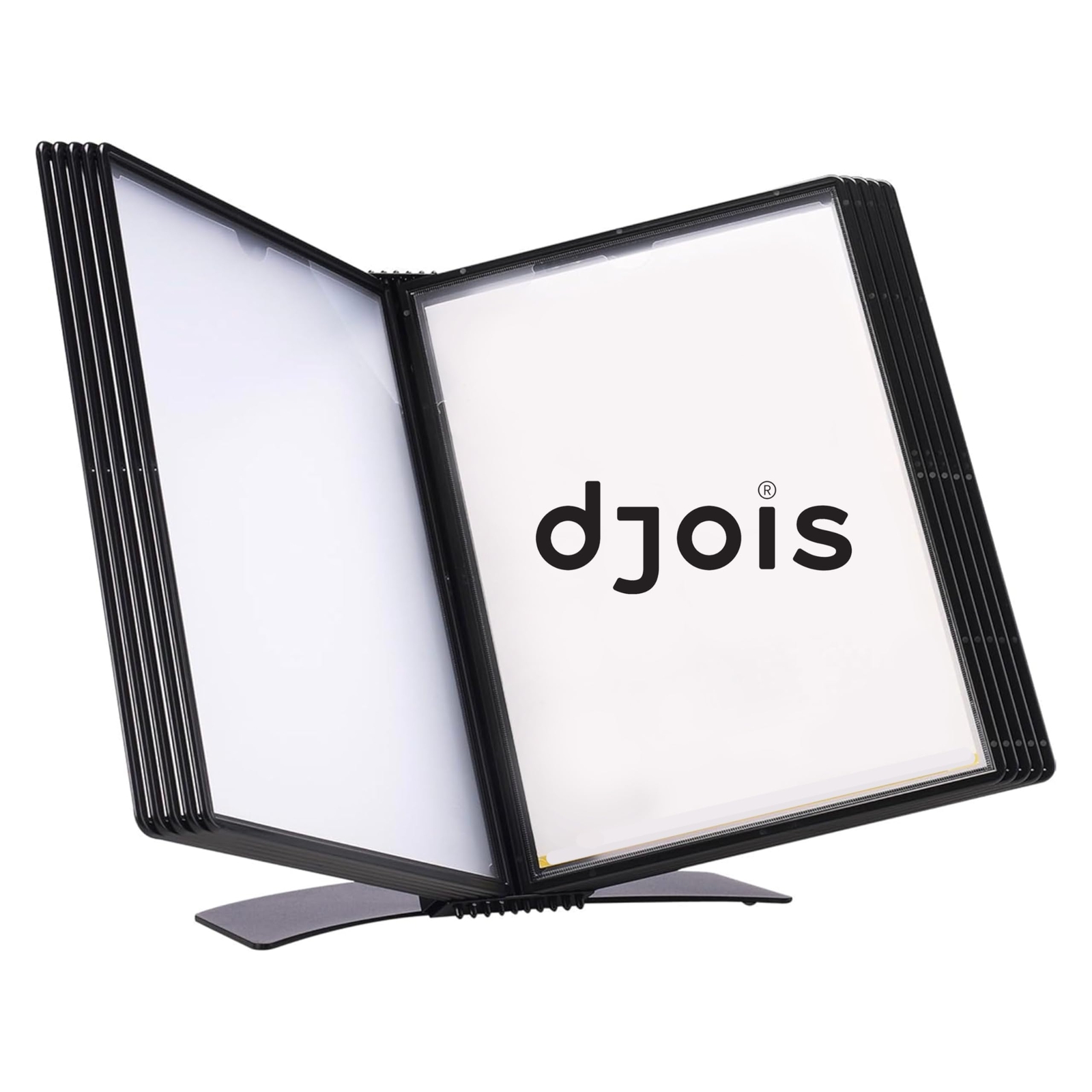 Black Desktop Reference System 20 Sheet Capacity Document Organizer and Display