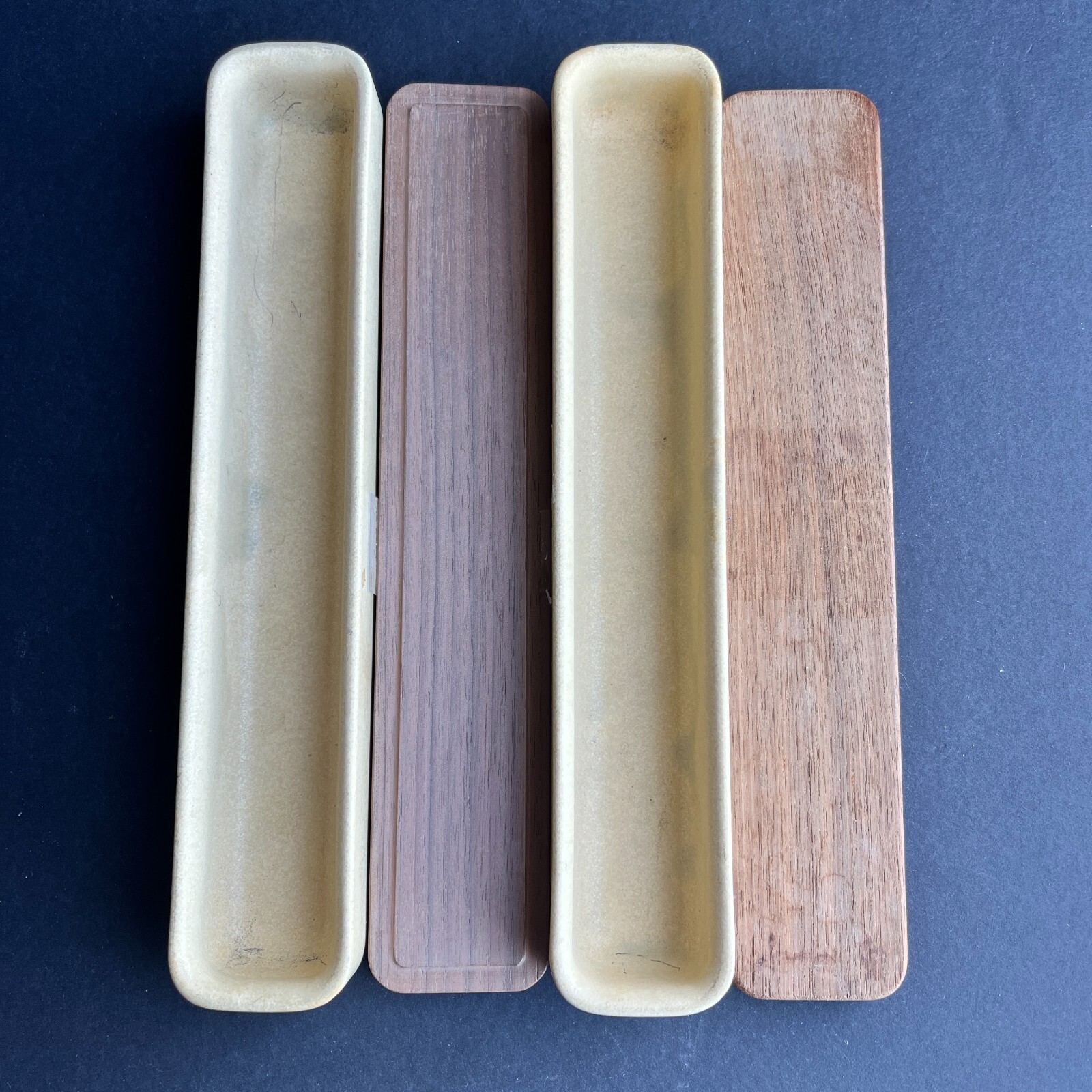 Set of 2 Yumiko Iihoshi Desk Pencil Pen Table Organizers from Japan Porcelain