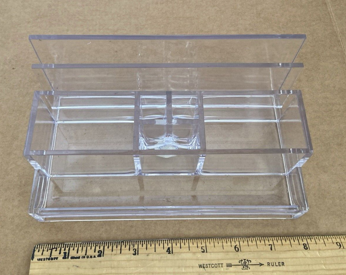 Plastic Utensil Box Desk Makeup ETC. Organizer *NEW*