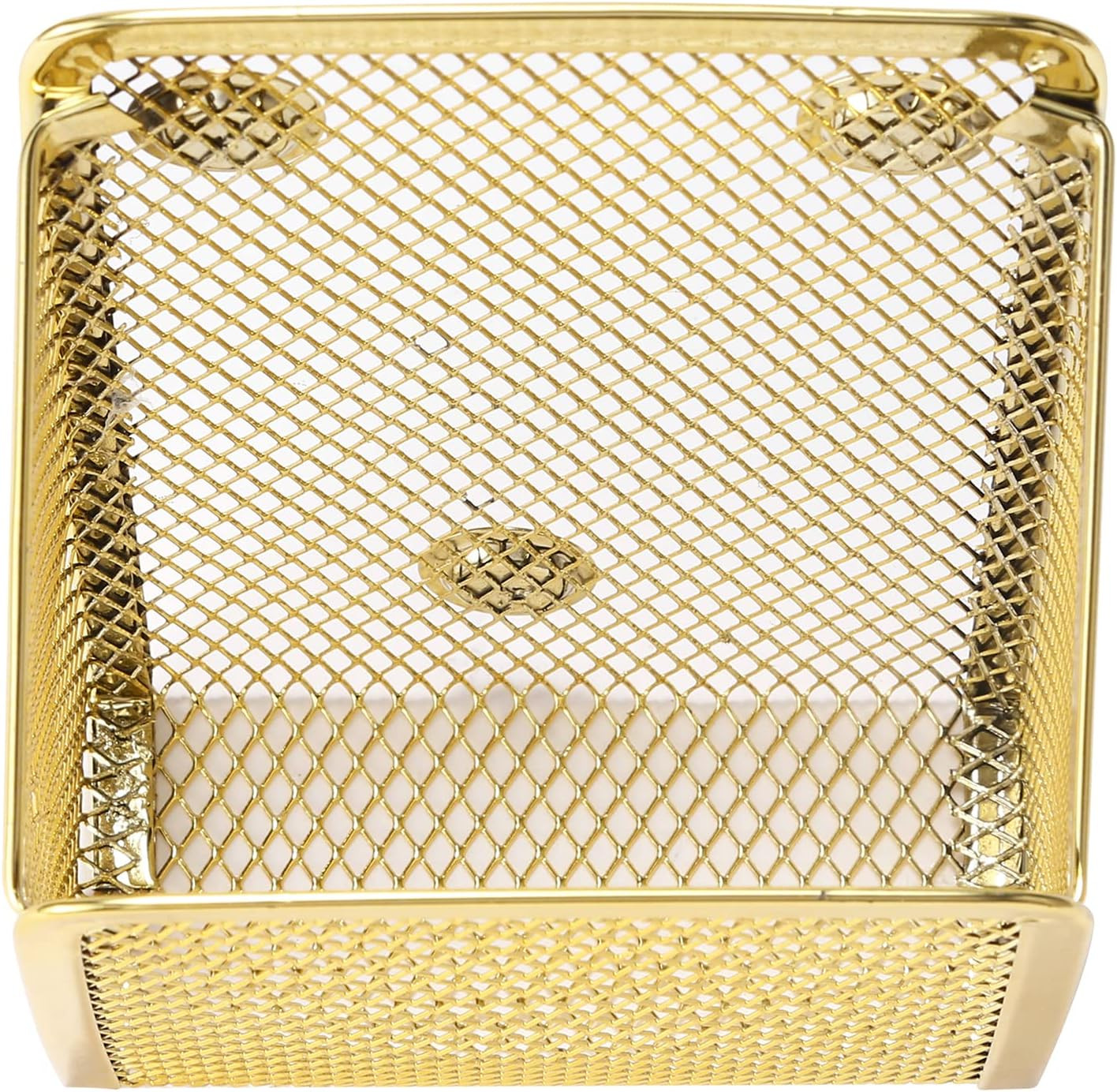 Magnetic Pencil Holder,Mesh Stainless Steel Pen Basket, Metal Writing Utensil St