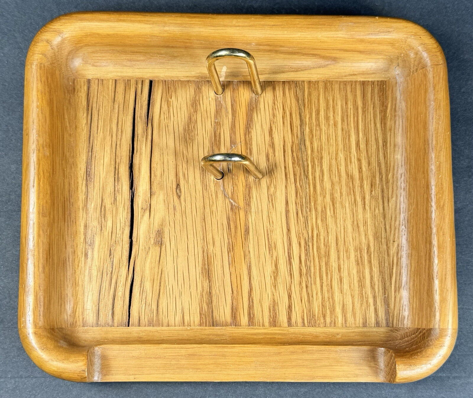 Eldon Woodline 6500 Wood And Brass Desk Accessory