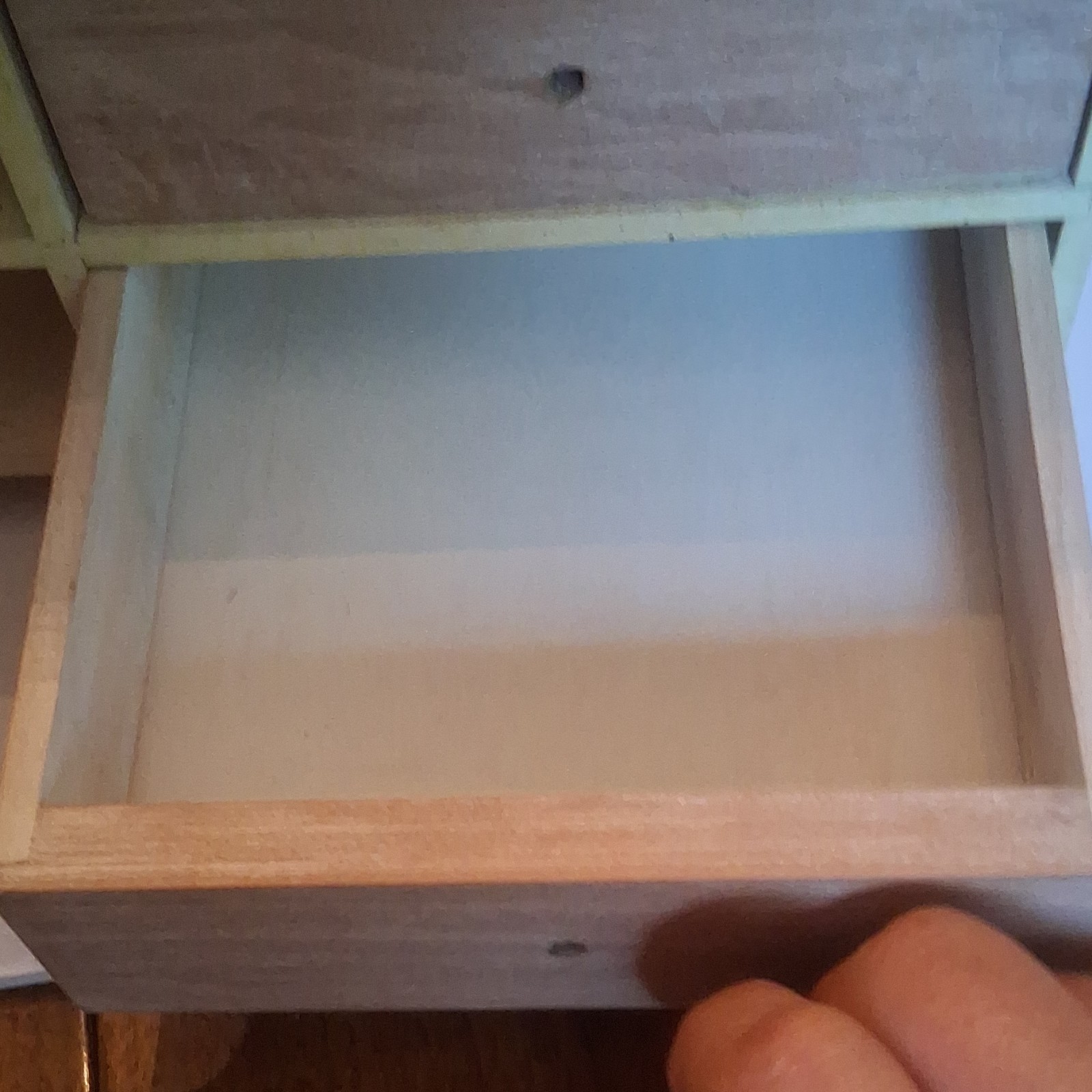 Wood Desktop Organizer Storage Unit with Drawers and Open Shelves